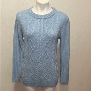 Croft & Barrow Blue Pullover Sweater Sz S